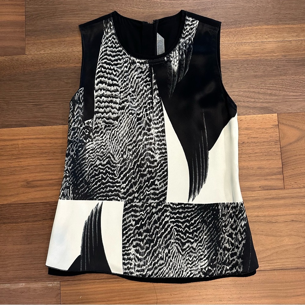 REED KRAKOFF SILK SLEEVELESS TOP